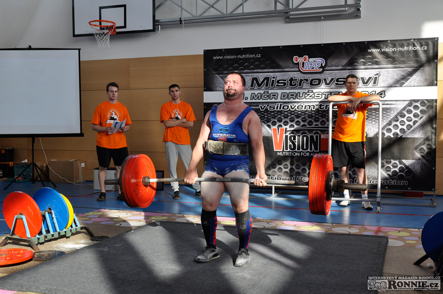 Mistrovstv� �R v silov�m trojboji dru�stev 2014