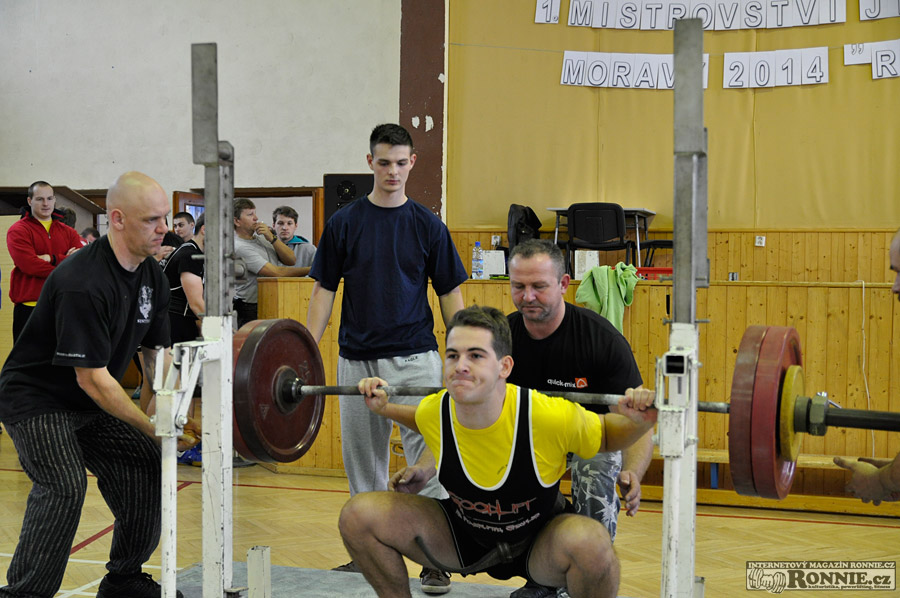 Mistrovstv� ji�n� Moravy v klasick�m (RAW) silov�m trojboji 2014