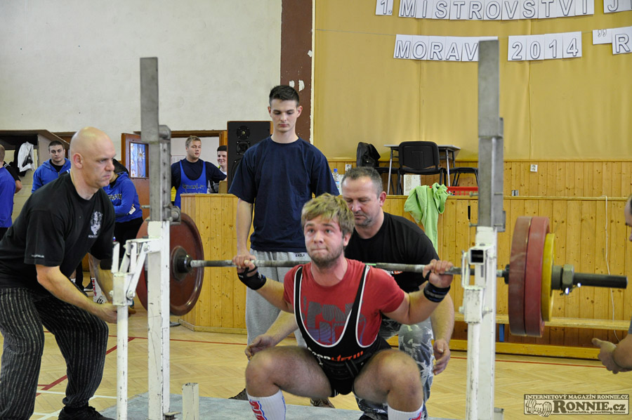 Mistrovstv� ji�n� Moravy v klasick�m (RAW) silov�m trojboji 2014