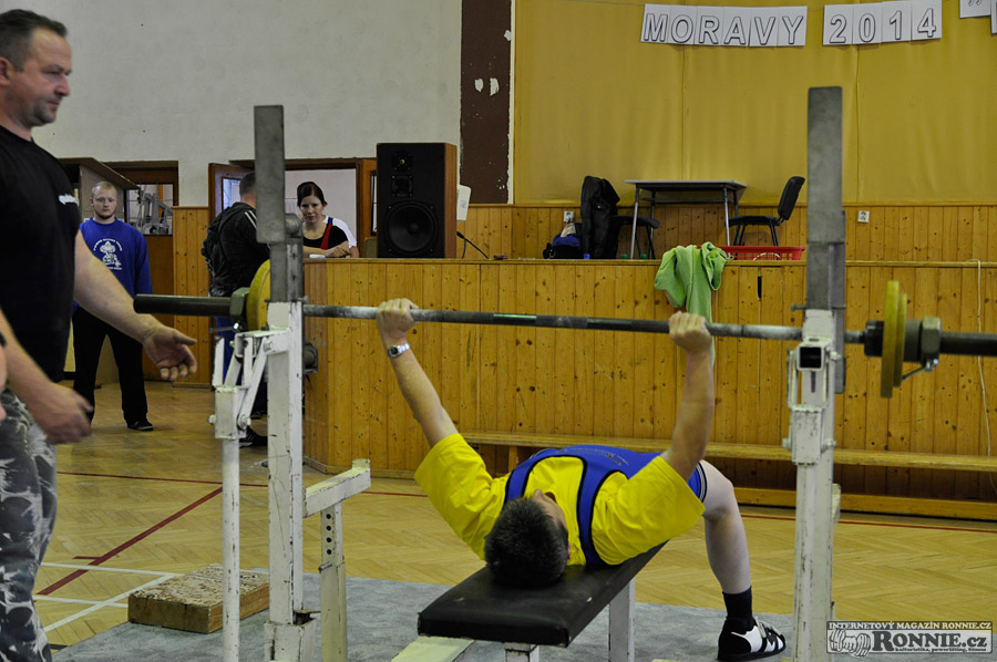 Mistrovstv� ji�n� Moravy v klasick�m (RAW) silov�m trojboji 2014