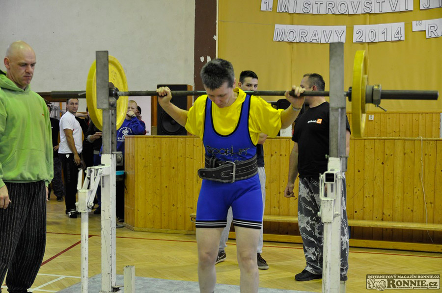 Mistrovstv� ji�n� Moravy v klasick�m (RAW) silov�m trojboji 2014