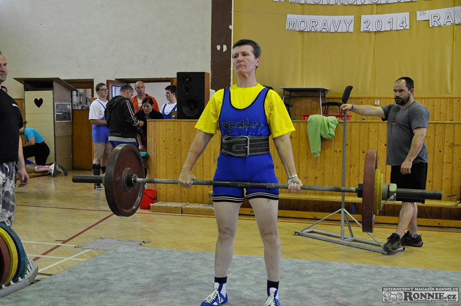 Mistrovstv� ji�n� Moravy v klasick�m (RAW) silov�m trojboji 2014