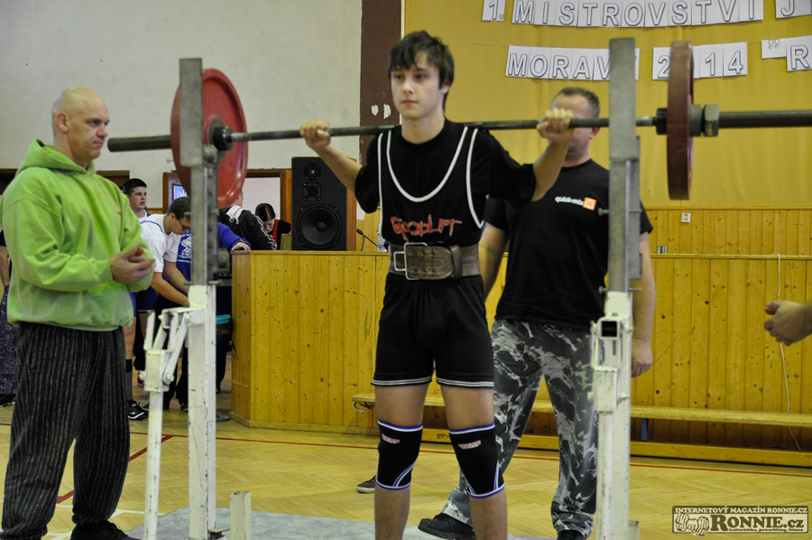 Mistrovstv� ji�n� Moravy v klasick�m (RAW) silov�m trojboji 2014