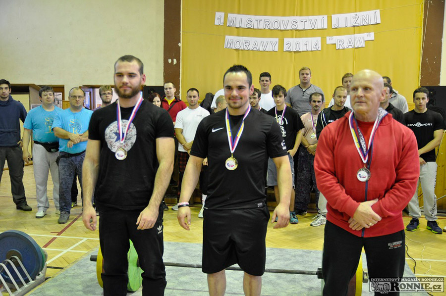 Mistrovstv� ji�n� Moravy v klasick�m (RAW) silov�m trojboji 2014