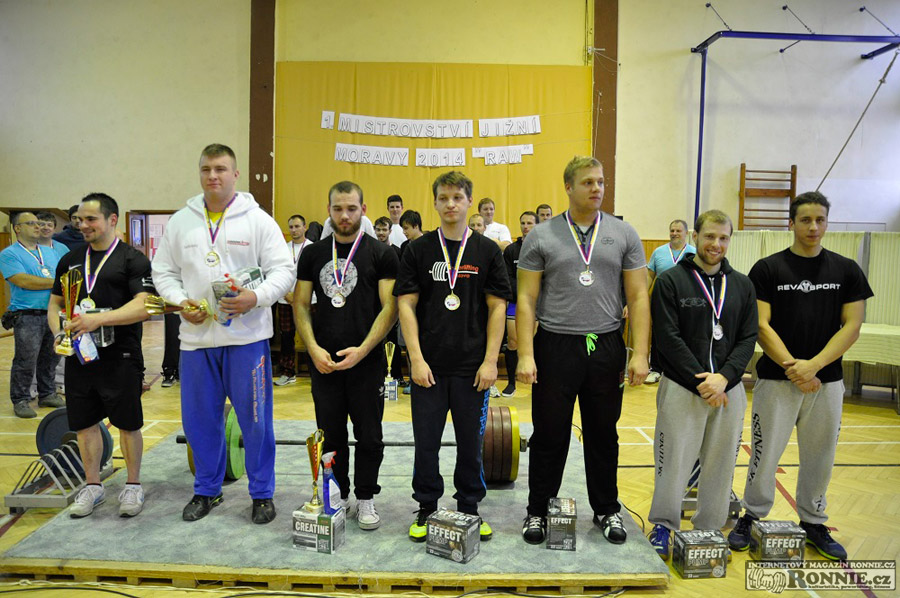 Mistrovstv� ji�n� Moravy v klasick�m (RAW) silov�m trojboji 2014