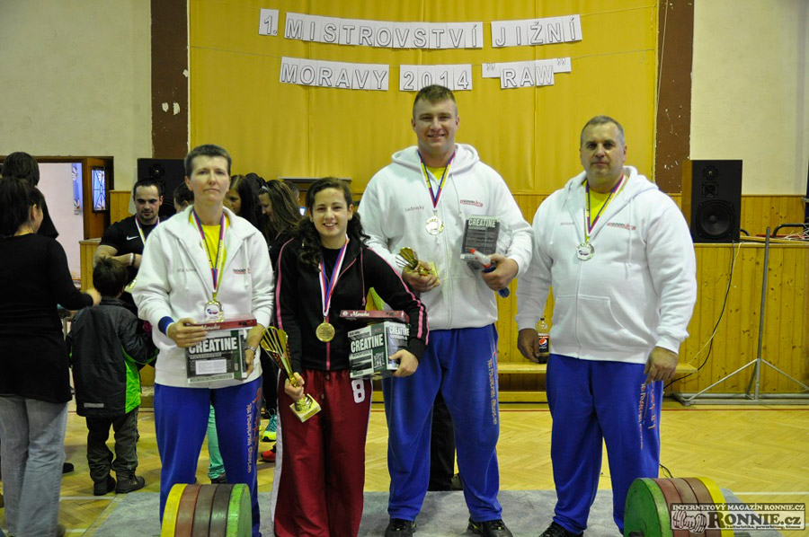Mistrovstv� ji�n� Moravy v klasick�m (RAW) silov�m trojboji 2014