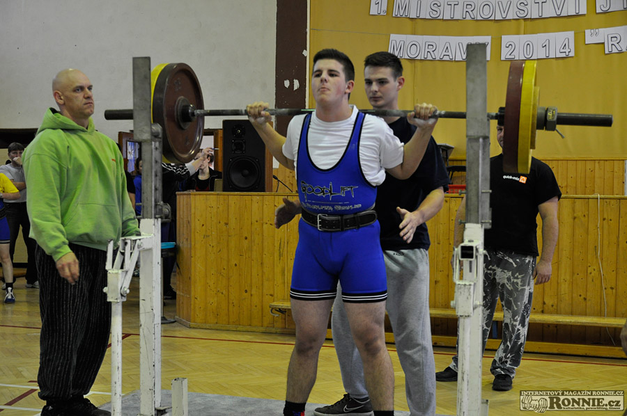 Mistrovstv� ji�n� Moravy v klasick�m (RAW) silov�m trojboji 2014