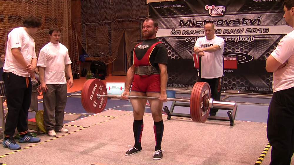 Mistrovstv� �R v klasick�m (RAW) silov�m trojboji masters 2015