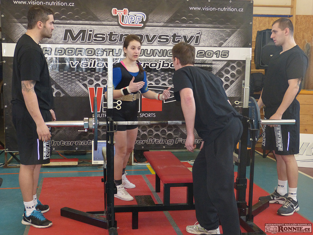 Mistrovstv� �R junior� a dorostu v silov�m trojboji 2015