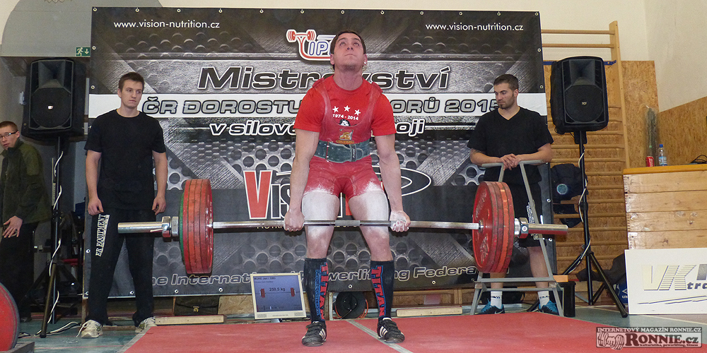 Mistrovstv� �R junior� a dorostu v silov�m trojboji 2015