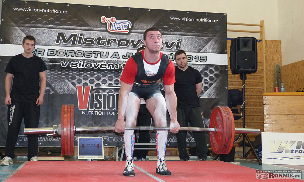 Mistrovstv� �R junior� a dorostu v silov�m trojboji 2015