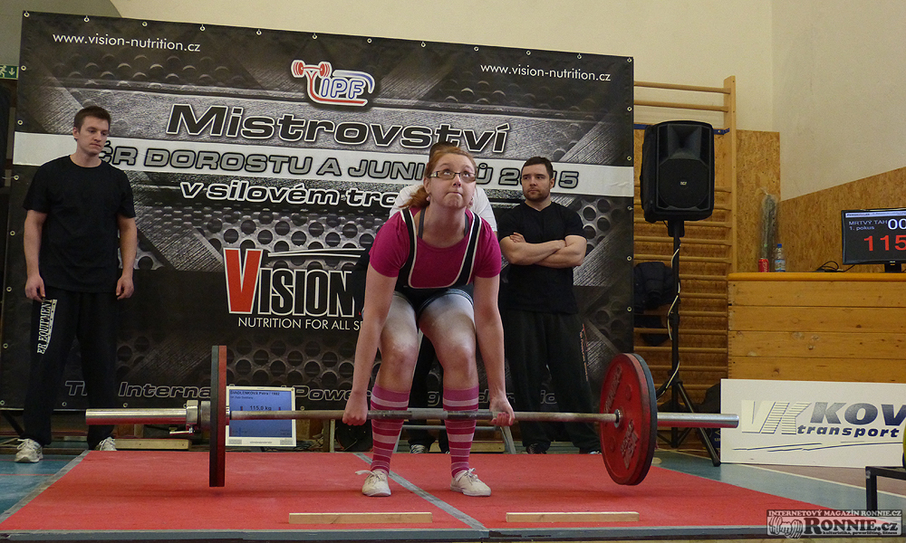 Mistrovstv� �R junior� a dorostu v silov�m trojboji 2015