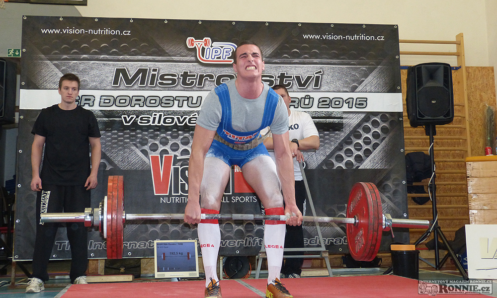 Mistrovstv� �R junior� a dorostu v silov�m trojboji 2015