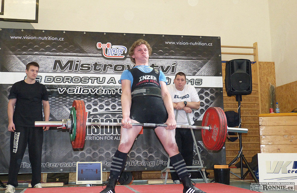 Mistrovstv� �R junior� a dorostu v silov�m trojboji 2015