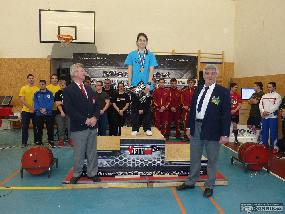 Mistrovstv� �R junior� a dorostu v silov�m trojboji 2015