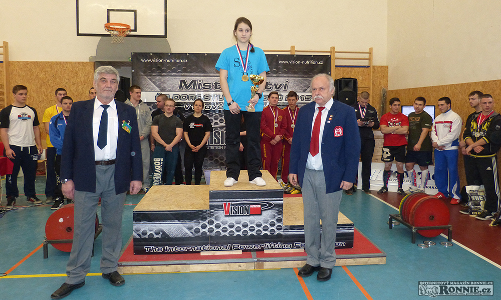 Mistrovstv� �R junior� a dorostu v silov�m trojboji 2015