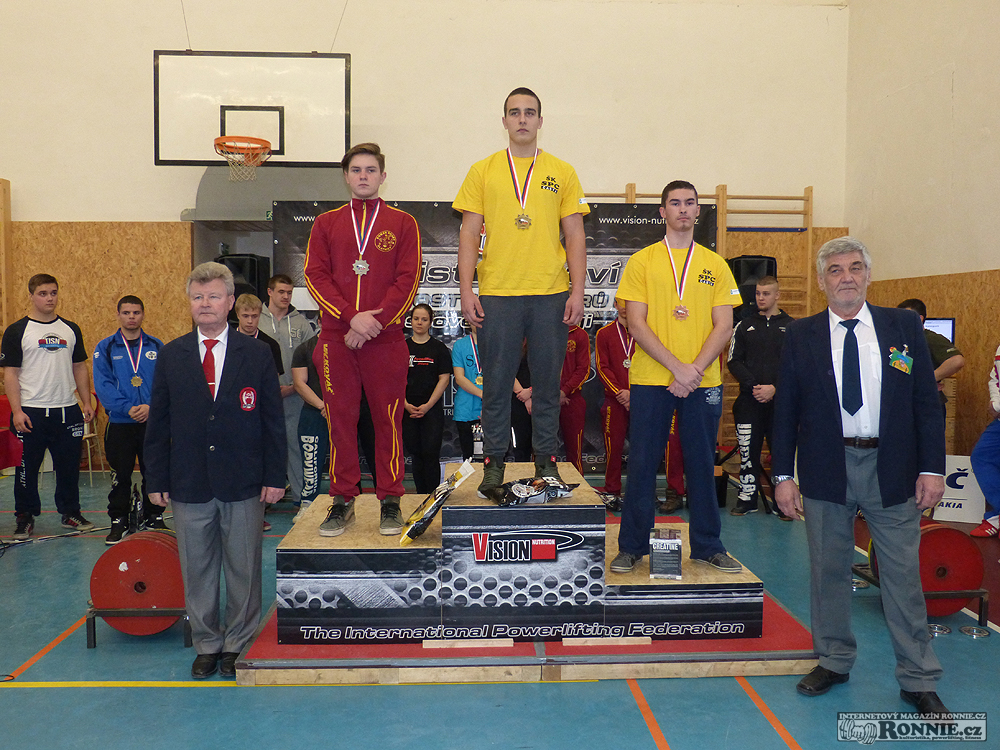 Mistrovstv� �R junior� a dorostu v silov�m trojboji 2015