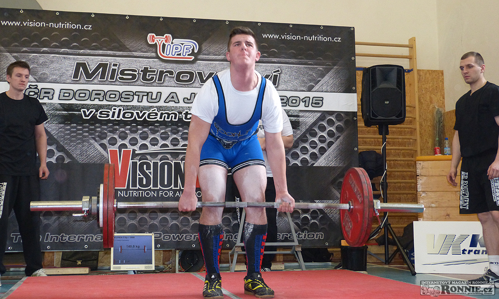 Mistrovstv� �R junior� a dorostu v silov�m trojboji 2015