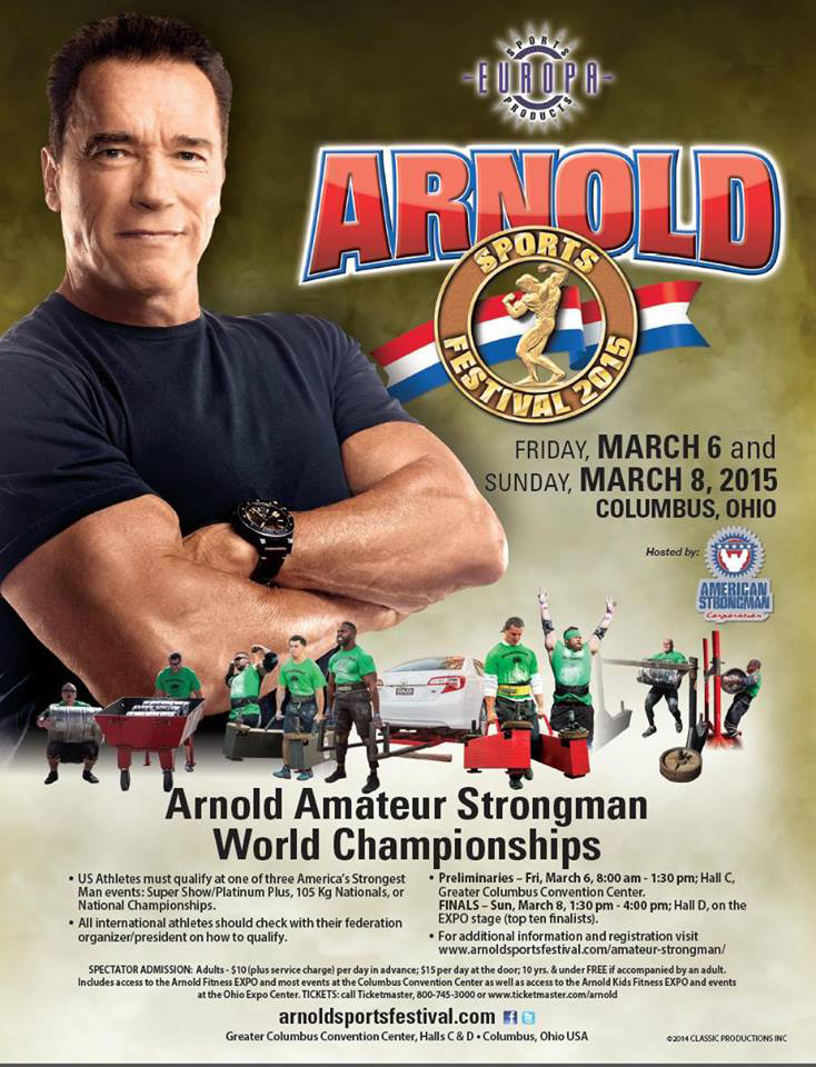 Arnold Sports Festival 2015 - plak�t