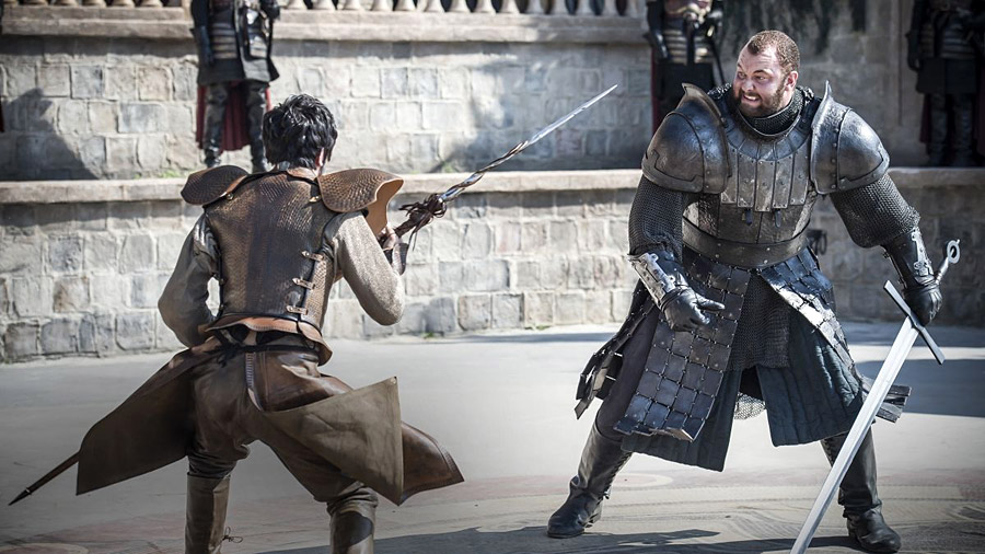 Hafthor Julius Bjornsson jako The Mountain v seri�lu Game of Thrones�