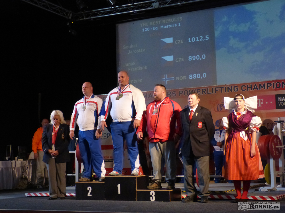 Vyhl�en� kategorie masters 1 nad 120 kg