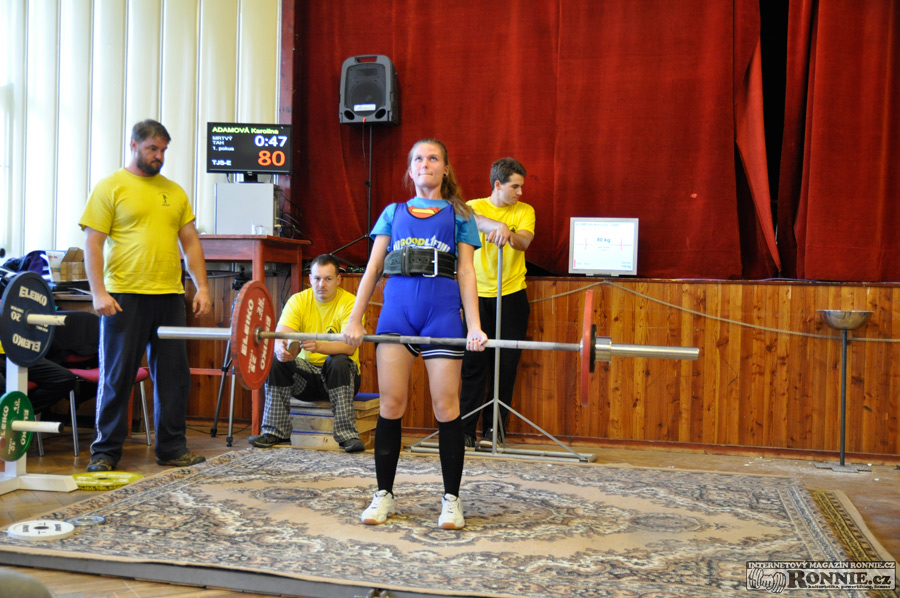 Mistrovstv� Moravy v silov�m trojboji dru�stev 2015