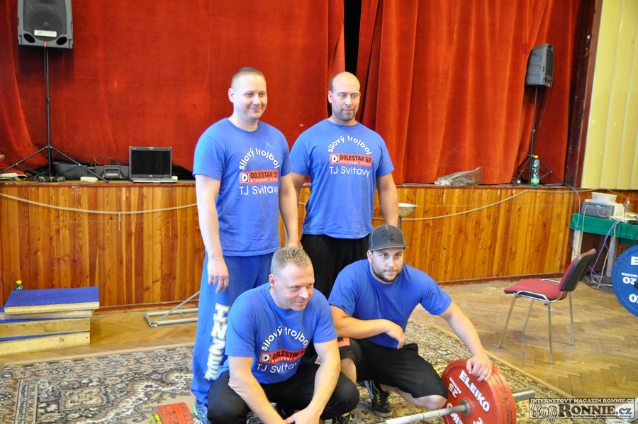 Mistrovstv� Moravy v silov�m trojboji dru�stev 2015