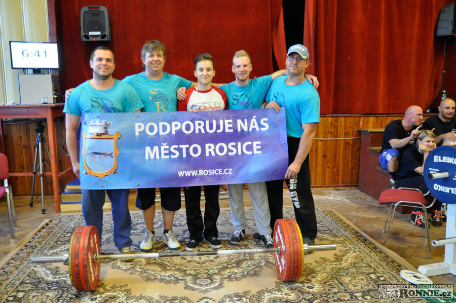 Mistrovstv� Moravy v silov�m trojboji dru�stev 2015