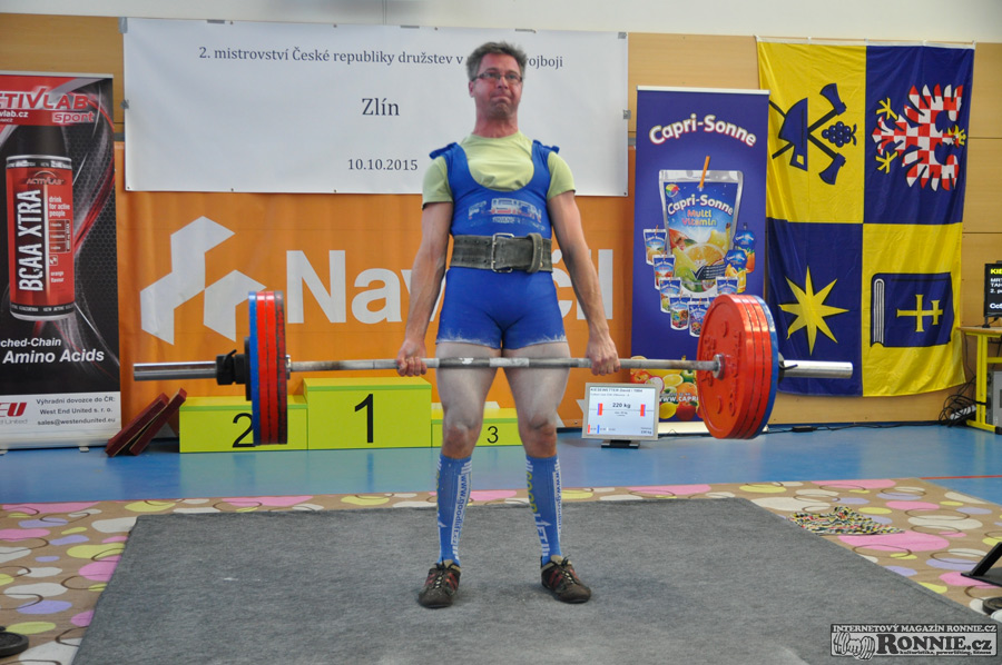 Mistrovstv� �R v silov�m trojboji dru�stev 2015