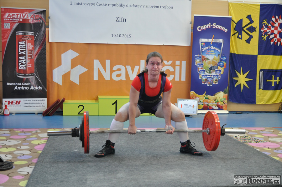 Mistrovstv� �R v silov�m trojboji dru�stev 2015