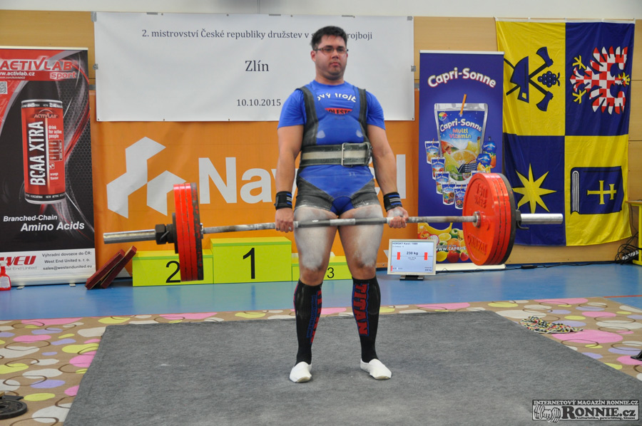 Mistrovstv� �R v silov�m trojboji dru�stev 2015