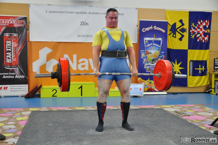 Mistrovstv� �R v silov�m trojboji dru�stev 2015