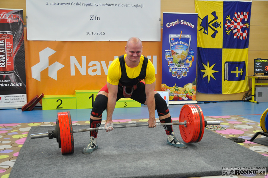 Mistrovstv� �R v silov�m trojboji dru�stev 2015