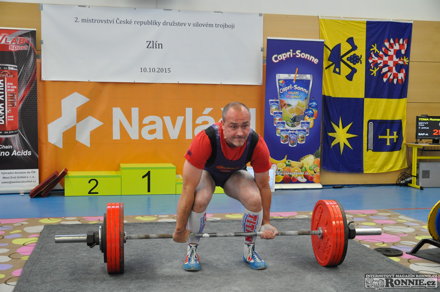 Mistrovstv� �R v silov�m trojboji dru�stev 2015