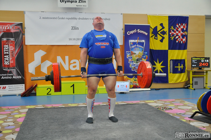 Mistrovstv� �R v silov�m trojboji dru�stev 2015