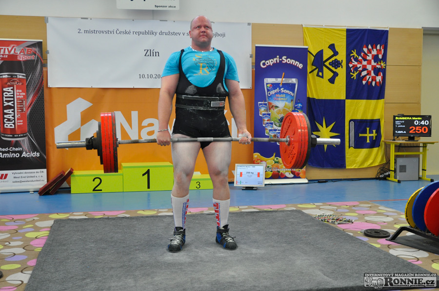 Mistrovstv� �R v silov�m trojboji dru�stev 2015