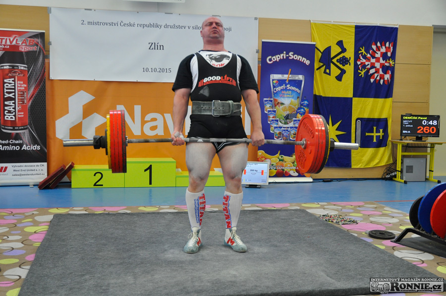 Mistrovstv� �R v silov�m trojboji dru�stev 2015