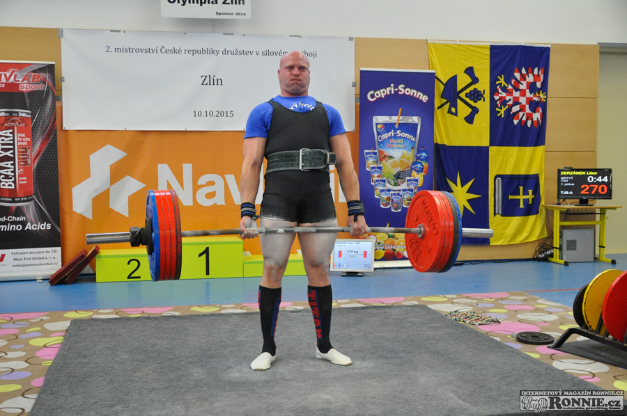 Mistrovstv� �R v silov�m trojboji dru�stev 2015