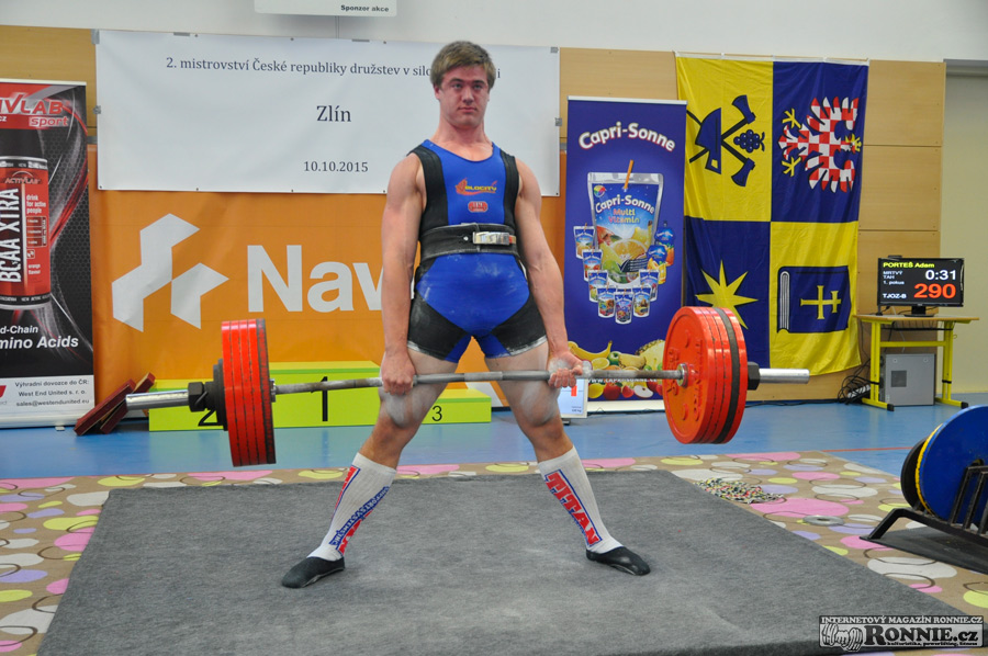 Mistrovstv� �R v silov�m trojboji dru�stev 2015