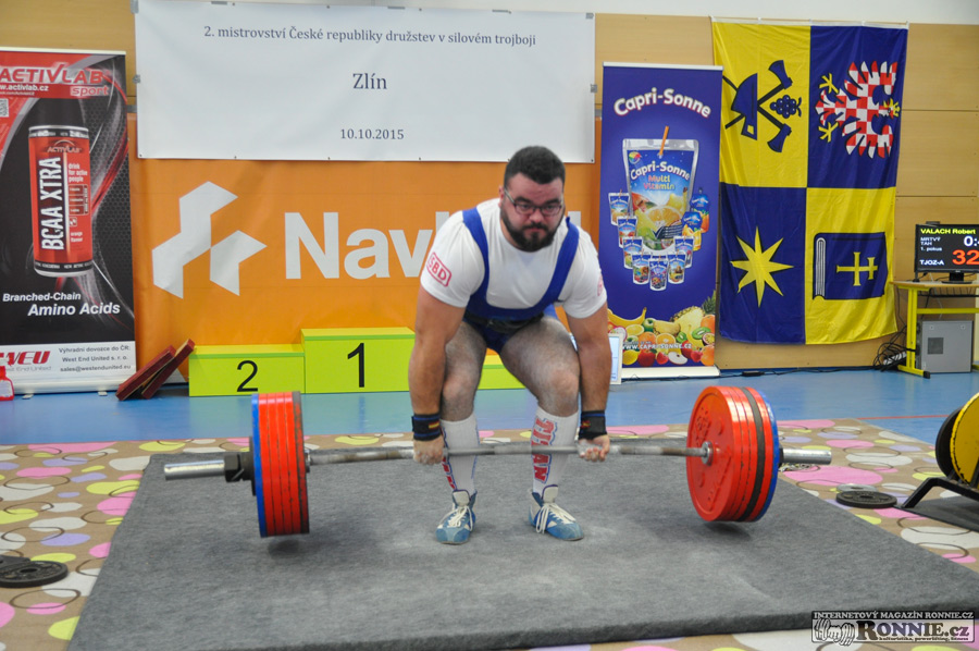 Mistrovstv� �R v silov�m trojboji dru�stev 2015