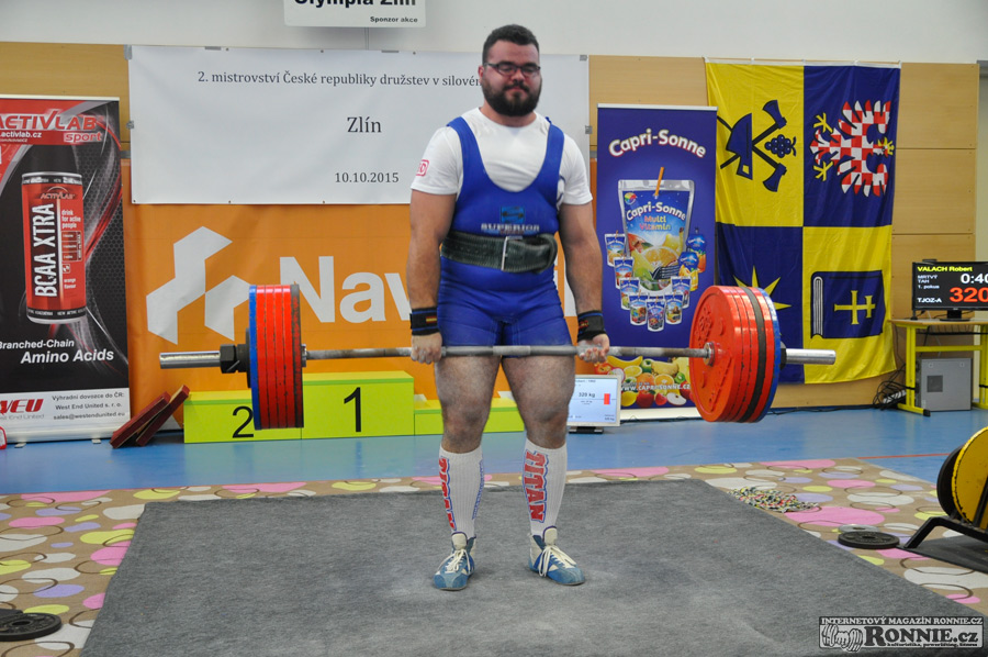 Mistrovstv� �R v silov�m trojboji dru�stev 2015