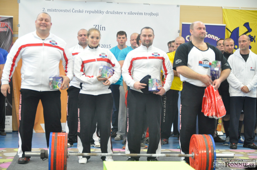 Mistrovstv� �R v silov�m trojboji dru�stev 2015