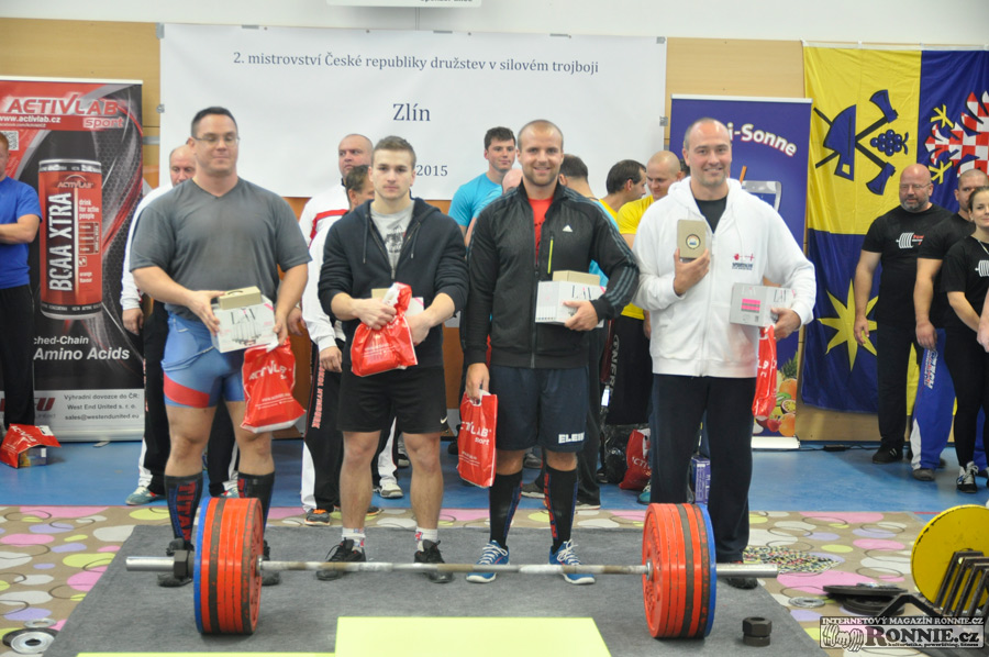 Mistrovstv� �R v silov�m trojboji dru�stev 2015