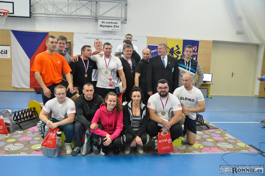 Mistrovstv� �R v silov�m trojboji dru�stev 2015
