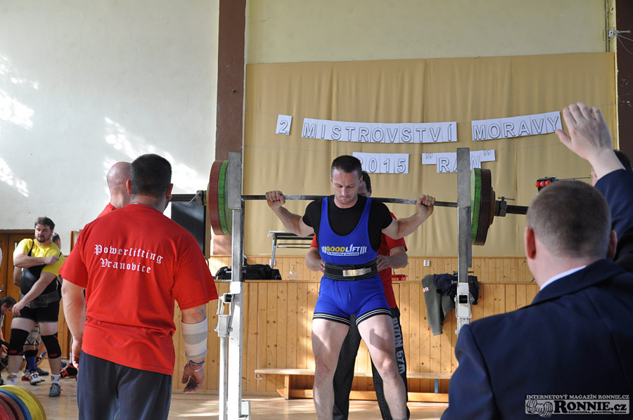 Mistrovstv� ji�n� Moravy v klasick�m (RAW) silov�m trojboji 2015