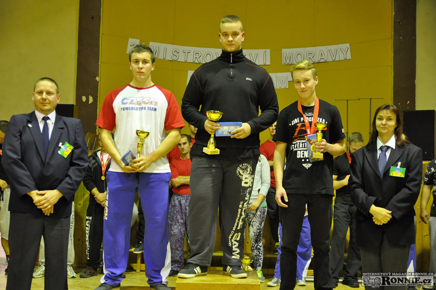 Mistrovstv� ji�n� Moravy v klasick�m (RAW) silov�m trojboji 2015
