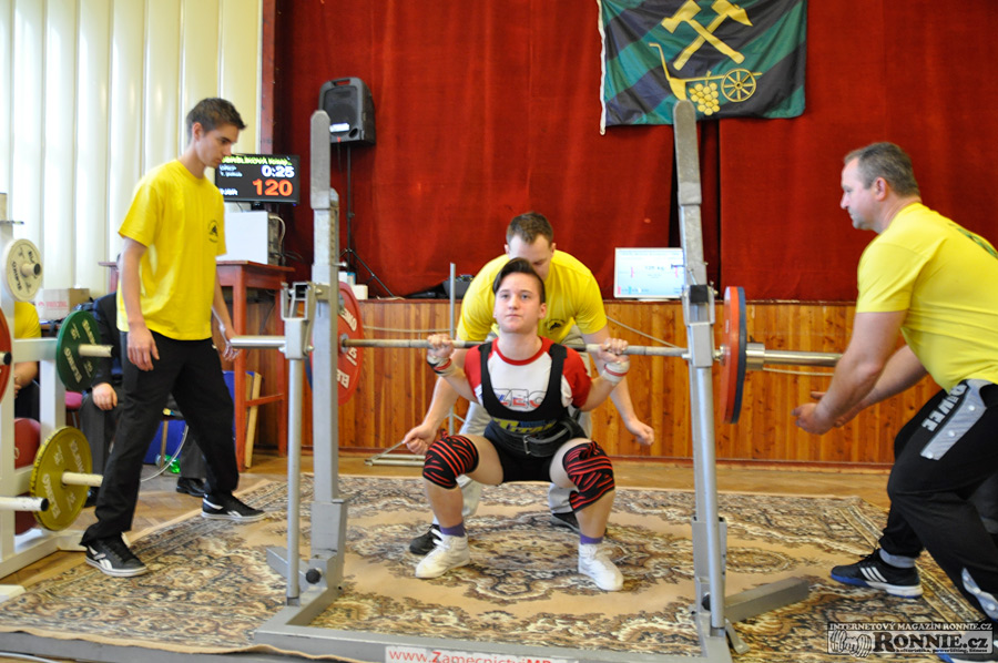 Mistrovstv� ji�n� Moravy v silov�m trojboji 2015