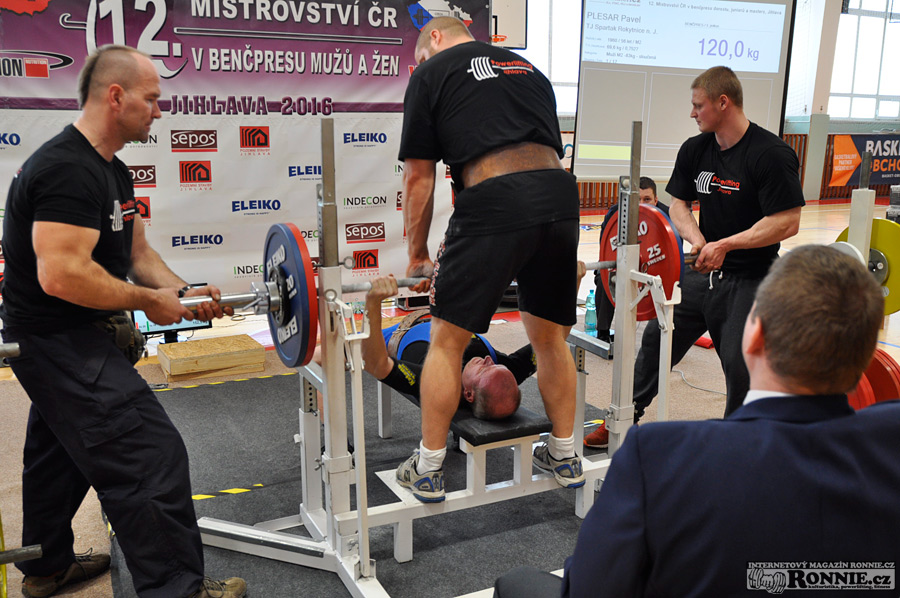 Mistrovstv� �R v bench-pressu masters, junior� a dorostu 2016
