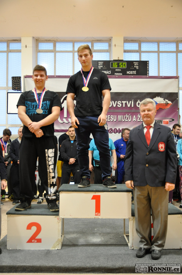 Mistrovstv� �R v bench-pressu masters, junior� a dorostu 2016