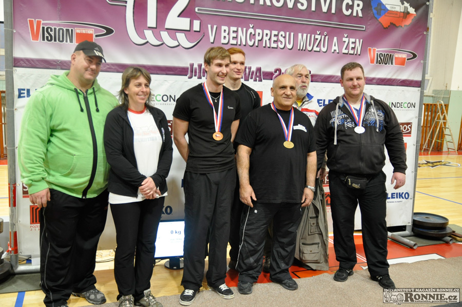 Mistrovstv� �R v bench-pressu masters, junior� a dorostu 2016